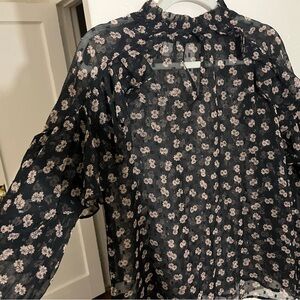 Floral Sheer Blouse